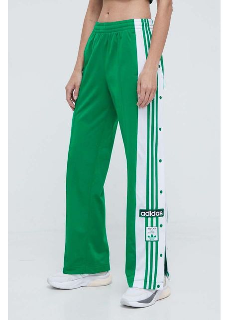 Adidas originals pantaloni de trening adibreak pant culoarea verde modelator ip0616