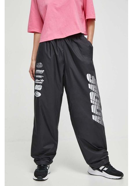adidas Originals pantaloni de trening culoarea negru, cu imprimeu