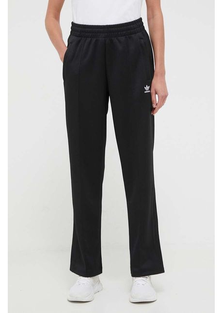 Adidas originals pantaloni de trening culoarea negru neted