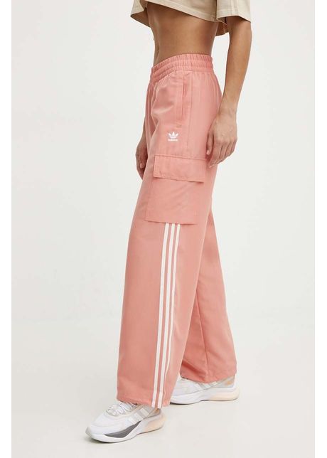 Adidas originals pantaloni de trening culoarea roz cu imprimeu iz0715