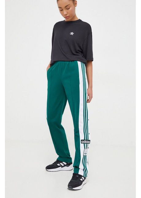 Adidas originals pantaloni de trening culoarea verde cu imprimeu ip0623
