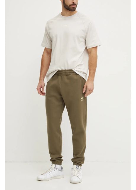 Adidas originals pantaloni de trening culoarea verde neted iy7363