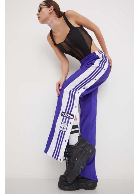 Adidas originals pantaloni de trening culoarea violet cu imprimeu ip0624
