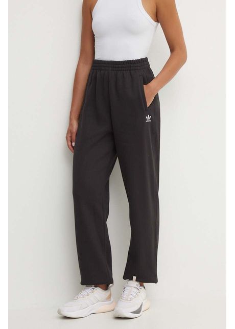 Adidas originals pantaloni de trening essential culoarea negru uni iy9637