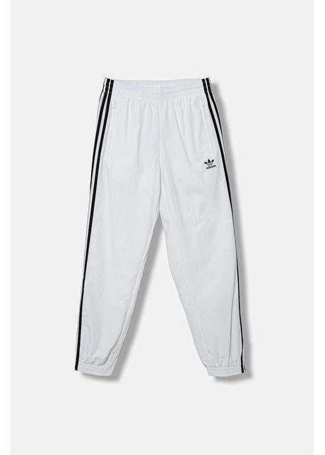 adidas Originals pantaloni de trening Firebird culoarea alb, cu imprimeu, JY1334