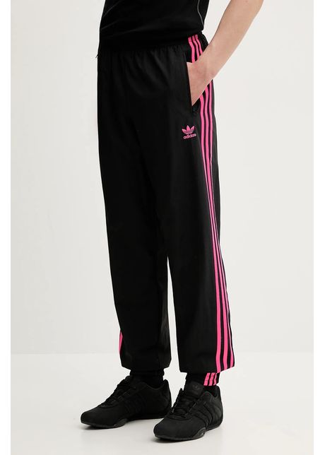 adidas Originals pantaloni de trening Firebird culoarea negru, cu imprimeu, JY1338