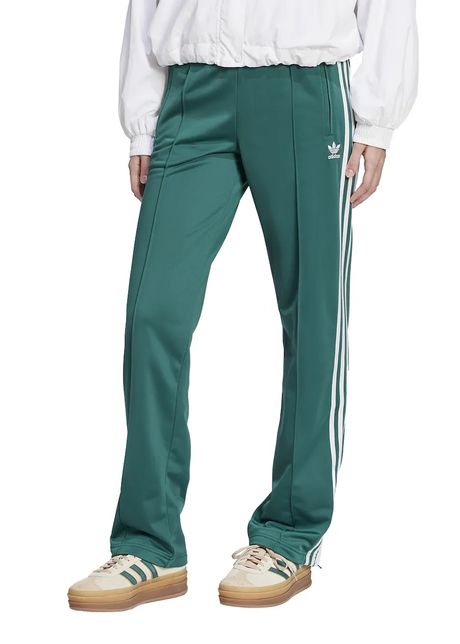 Adidas originals pantaloni de trening firebird culoarea verde cu imprimeu jc8284