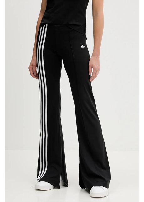 adidas Originals pantaloni de trening Ribbon Flares culoarea negru, uni, JX2697