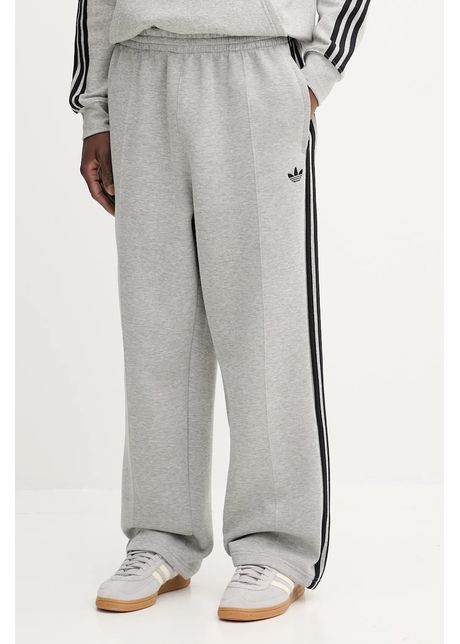 adidas Originals pantaloni de trening Spacer Drill Tp culoarea gri, cu imprimeu, JX1505