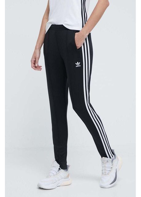 Adidas originals pantaloni de trening sst classic tp culoarea negru cu imprimeu ik6600
