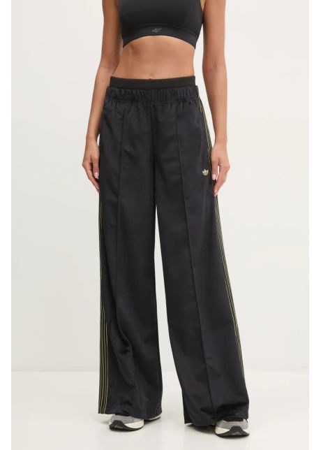 Adidas originals pantaloni de trening velour trckpant femei culoarea negru modelator ji5755