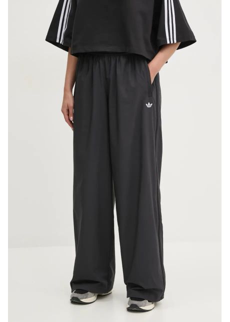 Adidas originals pantaloni de trening woven tp femei culoarea negru cu imprimeu jx9206