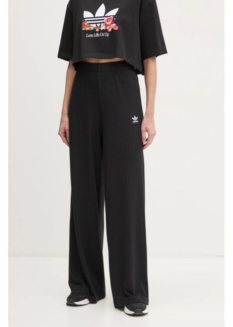 Adidas originals pantaloni essential femei culoarea negru uni jd1499