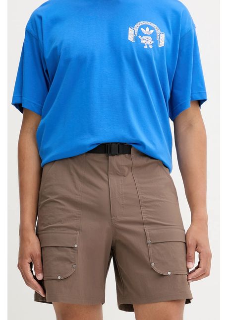 adidas Originals pantaloni scurți Essentials culoarea maro, JW1081