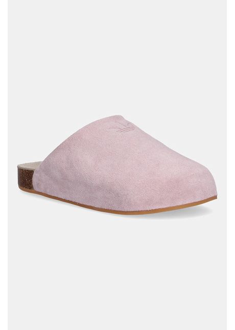 adidas Originals papuci din piele Adimule culoarea roz, JP8731