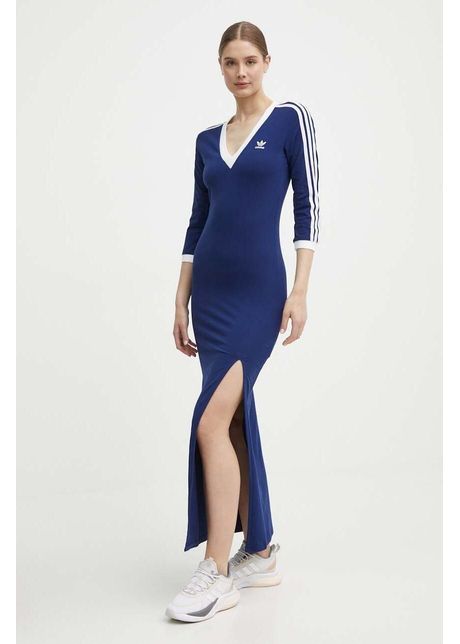 Adidas originals rochie culoarea bleumarin maxi mulat ip2987