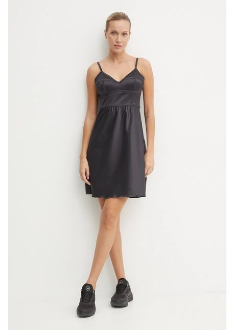 Adidas originals rochie femme galore culoarea negru mini evazat jn3015
