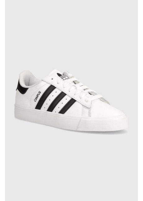 Adidas originals sneakers din piele campus vulc culoarea alb ji1918