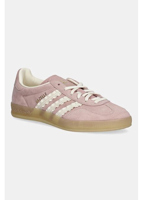 adidas Originals sneakers din piele intoarsă Gazelle Indoor culoarea roz, JS1413