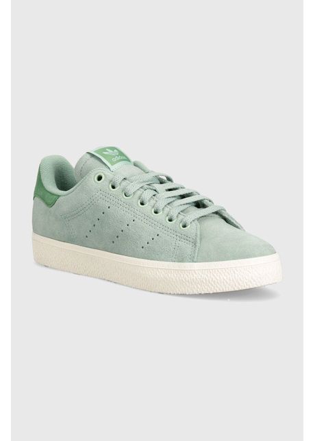 Adidas originals sneakers din piele intoars stan smith cs culoarea verde if6944