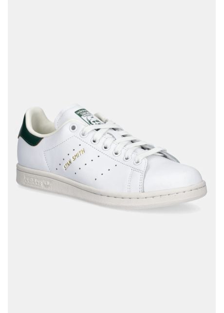 Adidas originals sneakers din piele stan smith barbati culoarea alb jh9704