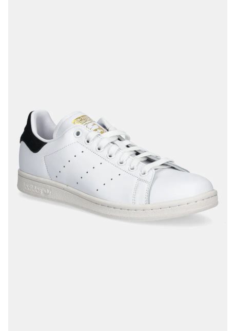 Adidas originals sneakers din piele stan smith barbati culoarea alb ji3379