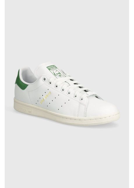Adidas originals sneakers din piele stan smith w culoarea alb ie0469