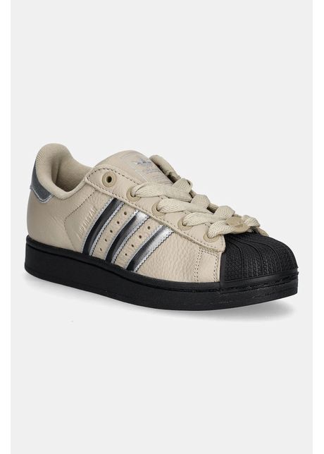 adidas Originals sneakers din piele Superstar II W culoarea bej, JR4234