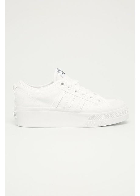 Adidas originals sneakers nizza platform culoarea alb fv5322