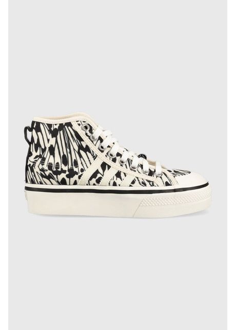 Adidas originals tenisi nizza platform femei culoarea bej