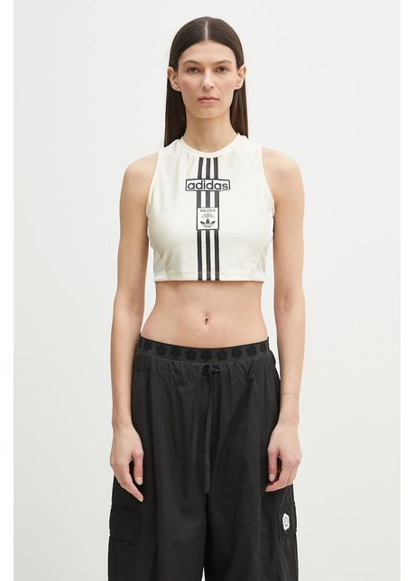 Adidas originals top tank top culoarea bej jd0103