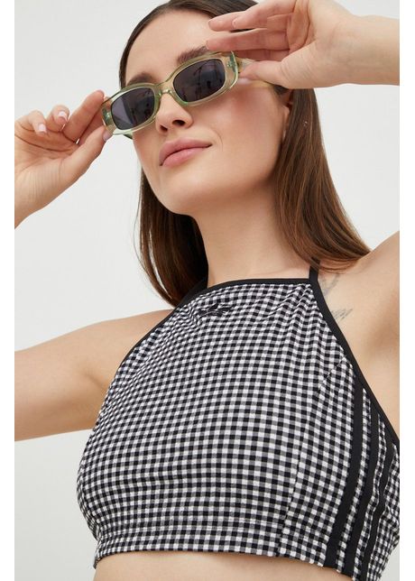 Adidas originals top trefoil moments femei culoarea negru