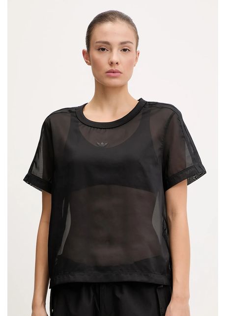Adidas originals tricou adicolor culoarea negru jn6132