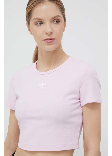 Adidas originals tricou femei culoarea roz