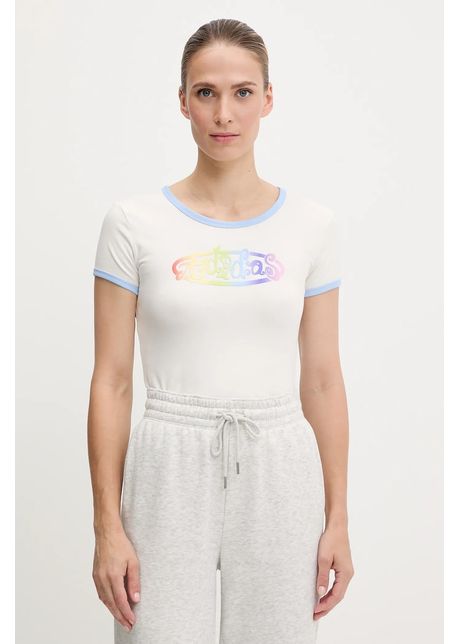 Adidas originals tricou pride culoarea alb jw0829