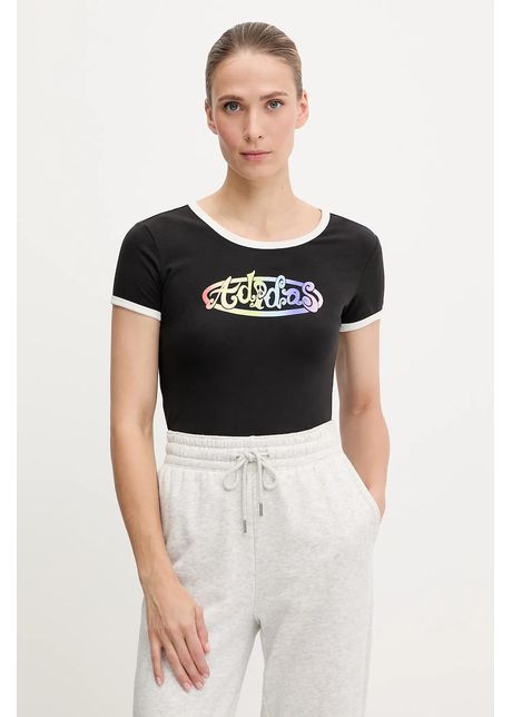 Adidas originals tricou pride culoarea negru jw0830