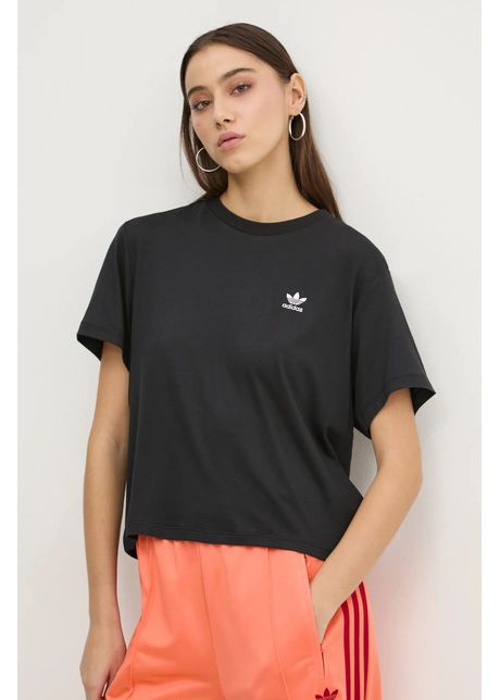 Adidas originals tricou snake trf tee femei culoarea negru jc5748