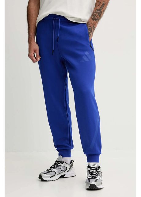adidas pantaloni de trening adidas x Z.N.E culoarea violet, cu imprimeu, KA0701