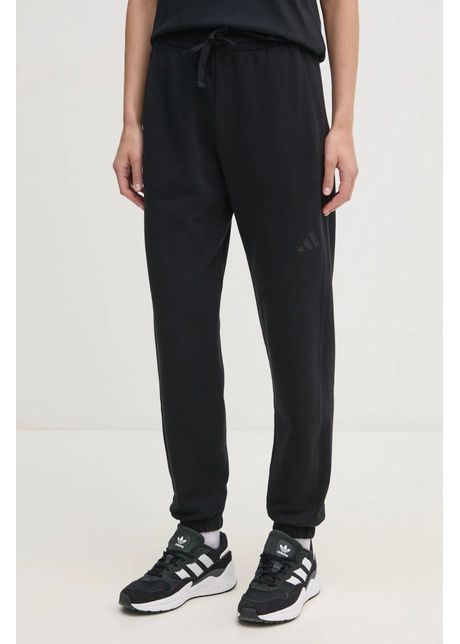 Adidas pantaloni de trening all szn culoarea negru neted ix3810