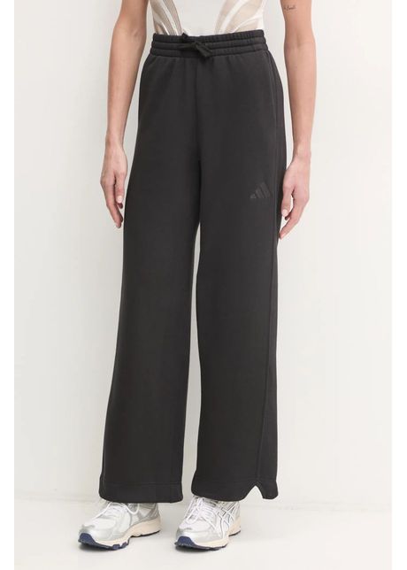Adidas pantaloni de trening all szn culoarea negru neted jj1281