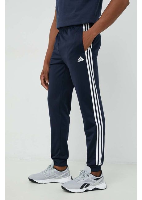 Adidas pantaloni de trening b rba i culoarea bleumarin cu imprimeu h46106