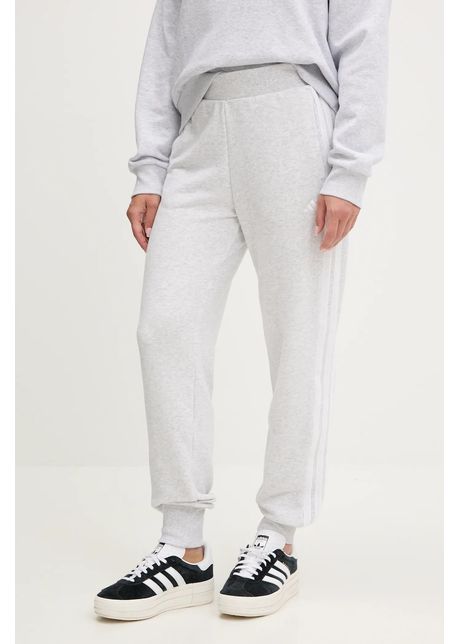 adidas pantaloni de trening Coquette culoarea gri, melanj, JM1914
