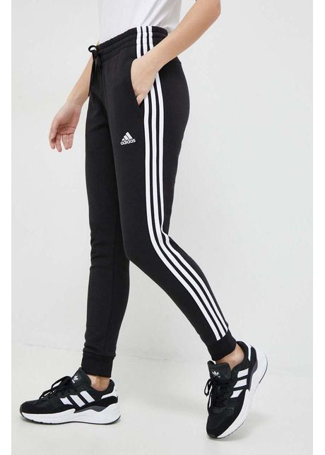 Adidas pantaloni de trening culoarea negru cu imprimeu ic8770