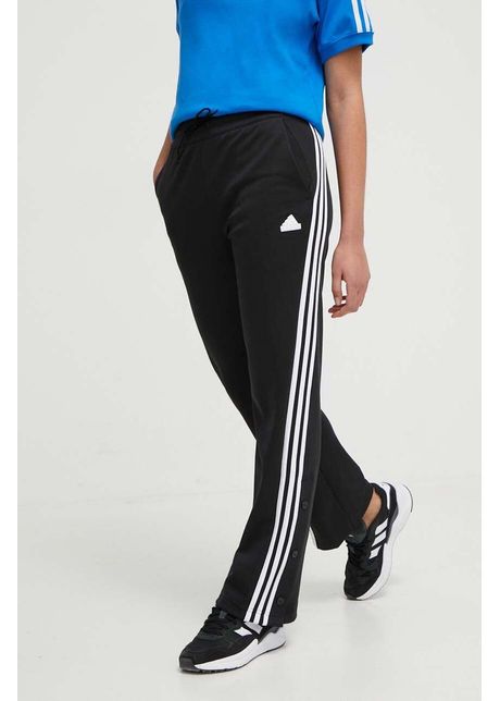 Adidas pantaloni de trening culoarea negru cu imprimeu in1833