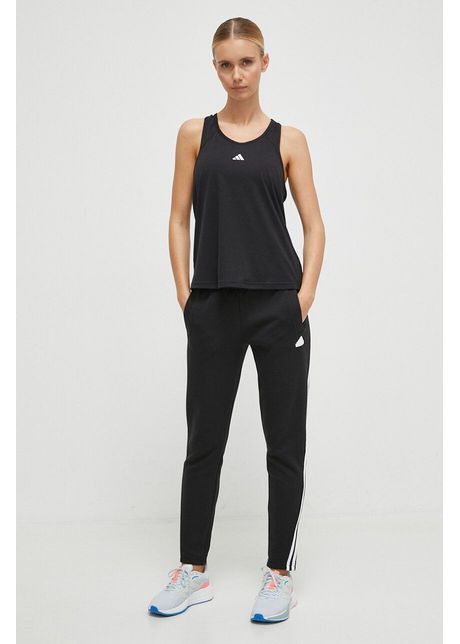 Adidas pantaloni de trening culoarea negru cu imprimeu ip1545