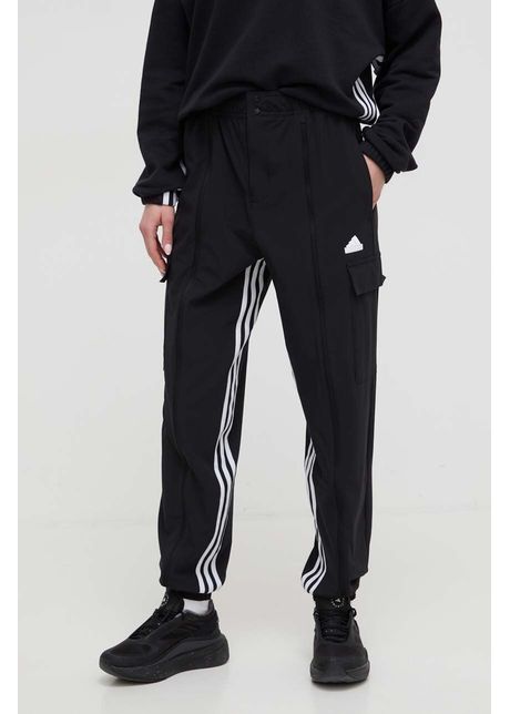 Adidas pantaloni de trening culoarea negru cu model in1826