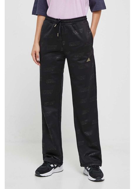Adidas pantaloni de trening culoarea negru modelator