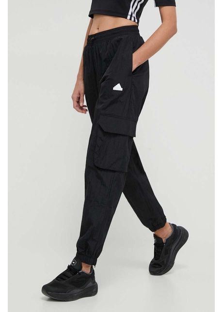 Adidas pantaloni de trening culoarea negru uni iq4826