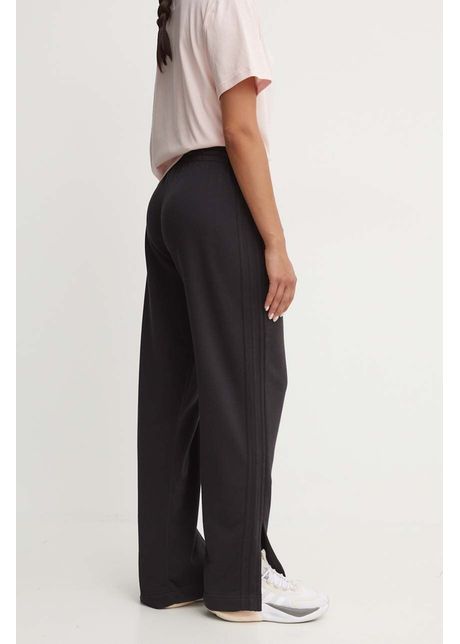 Adidas pantaloni de trening din bumbac all szn culoarea negru neted ji9106