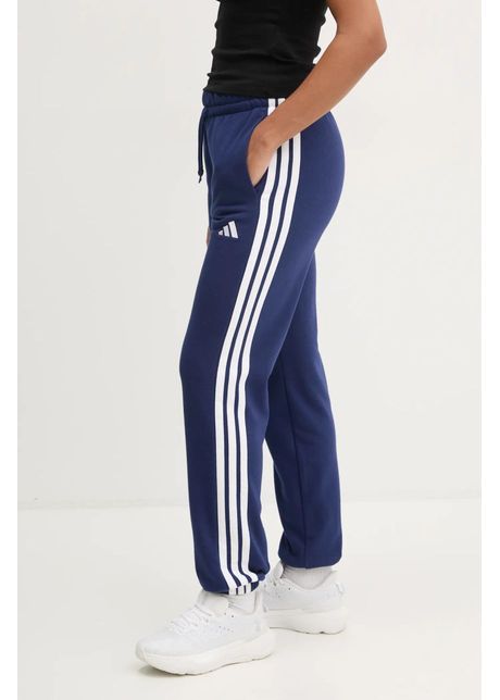 Adidas pantaloni de trening essentials culoarea bleumarin cu imprimeu jd5307